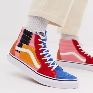 Vans SK8-Hi 'Patchwork' 
Sneakers size women’s 6.5